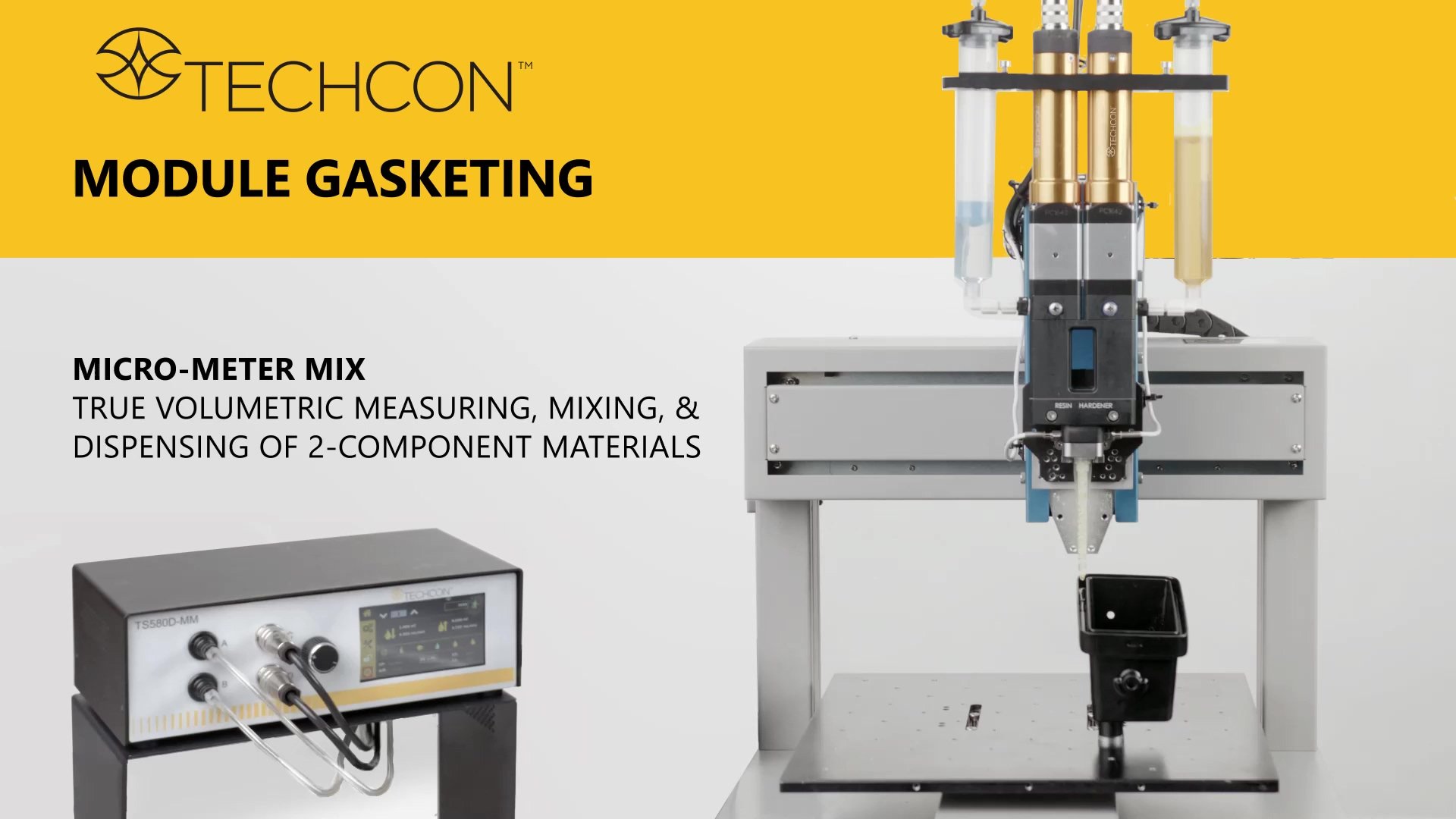 Techcon TS8200D Micro-Meter Mix Dispensing System